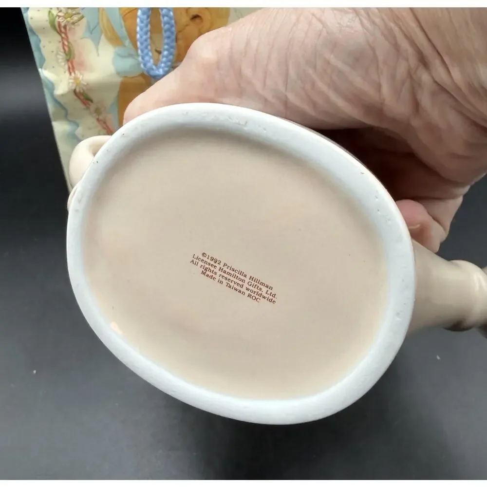 Cherished Teddies Porcelain Friendship Blossoms With Love Watering Can -7